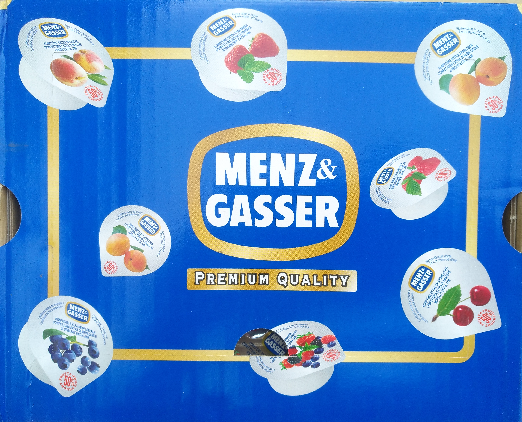 Confettura monodose gusti assortiti gr 25 confezione 100 pezzi Menz&Gasser