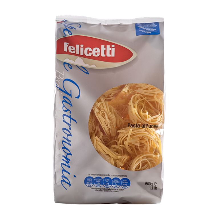 Felicetti pasta speciale gastronomia all'uovo – tagliolini 792 – sacchetti  da mezzo kg – Ditta Amore Raffaele s.n.c.